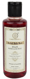 Гель для душа сандал и мед Khadi Sandalwood Honey Body Wash