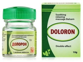 Долорон бальзам болеутоляющий 10 г Сидлер Ремедиз Soothing Relaxing Massage Balsam Double Effect Doloron Sidler Remediz
