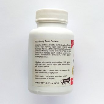 Канчнар Гуггул  180 таблеток 500 мг Кармешу Kanchnar Guggul Karmeshu