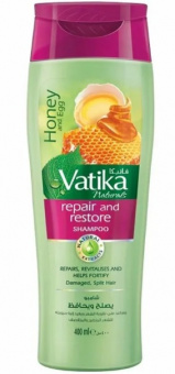 Шампунь Ватика Мед Яичный протеин исцеление и восстановление 200 мл Дабур Vatika Honey Egg Repair and Restore Shampoo Dabur 
